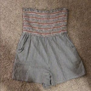 American eagle strapless romper